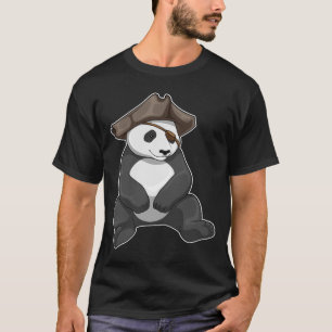 T-shirt Panda Pirate Pirate casquette