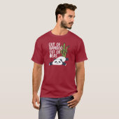 T-shirt Panda 'Plus de Bambou, Plus d'Idées' (Devant entier)