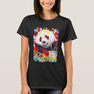 T-shirt Panda Pop Art