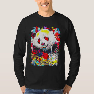 T-shirt Panda Pop Art