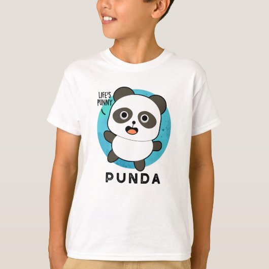 T-shirt Panda Pun Animal Punda Funny (Devant)