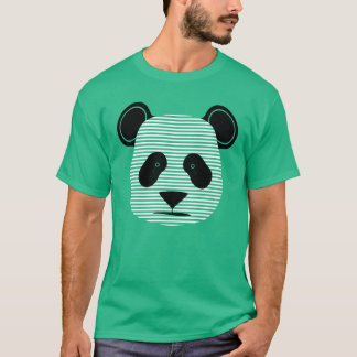 T-shirt panda rayures