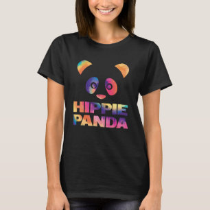 T-shirt Panda rétro Tie Dye Hippie Coloré hommes & femmes