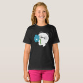 T-shirt Panda Romantique Mignon (Devant entier)