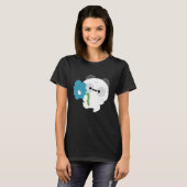 T-shirt Panda Romantique Mignon (Devant entier)