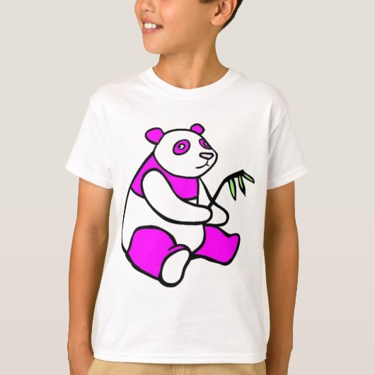 T-shirt Panda rose (Devant)