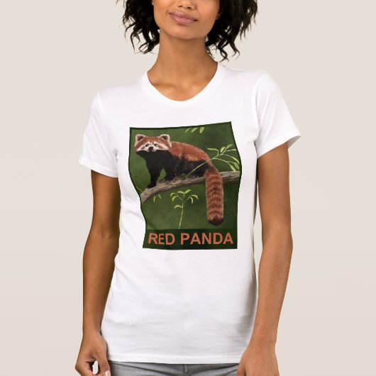 T-shirt Panda rouge (Devant)