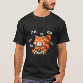 T-shirt Panda rouge (Devant)