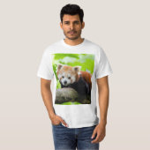 T-shirt Panda rouge (Devant entier)