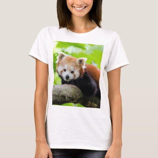 T-shirt Panda rouge (Devant)