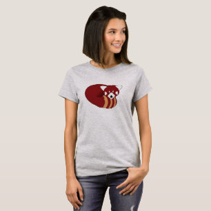 T-shirt Panda rouge