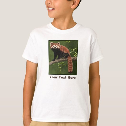 T-shirt Panda rouge (Devant)