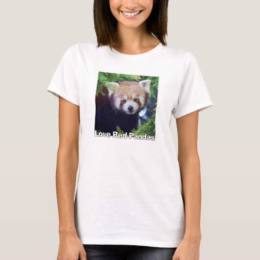 T-shirt Panda rouge (Devant)