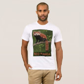T-shirt Panda rouge (Devant entier)