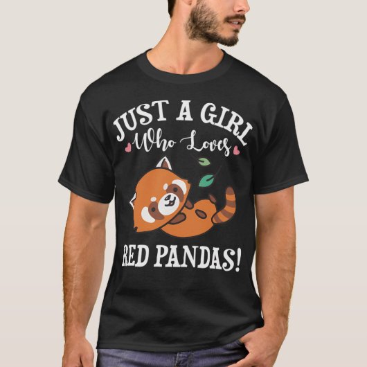 T-shirt Panda rouge (Devant)