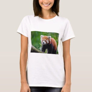 T-shirt Panda rouge
