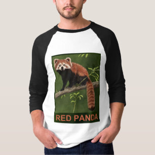 T-shirt Panda rouge