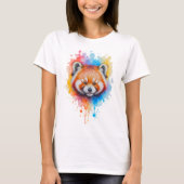 T-shirt Panda rouge (Devant)