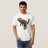 T-shirt Panda rouge (Devant entier)
