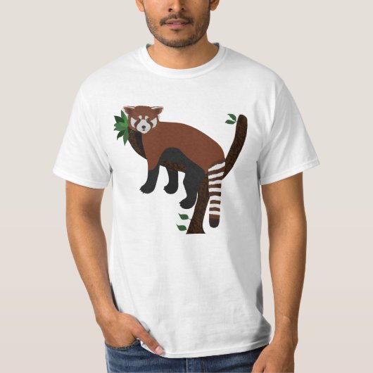 T-shirt Panda rouge (Devant)