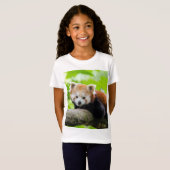 T-Shirt Panda rouge (Devant entier)