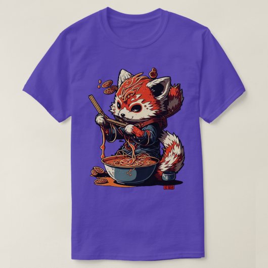 T-shirt Panda rouge4 (Design devant)