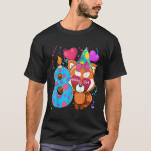T-shirt Panda Rouge 8E J'Ai 8 Py