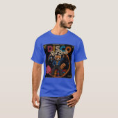 T-shirt Panda Rouge Disco (Devant entier)