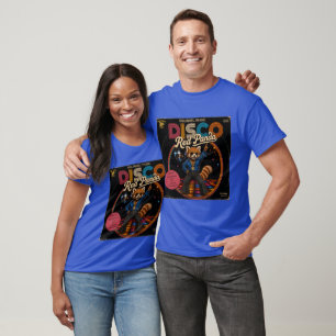 T-shirt Panda Rouge Disco