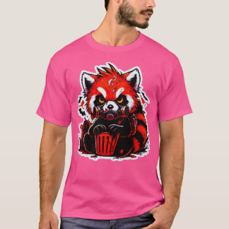 T-shirt Panda rouge éffrayant Ours joli halloween