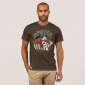 T-shirt Panda rouge FIRE FOX Chemises Mens (Devant entier)