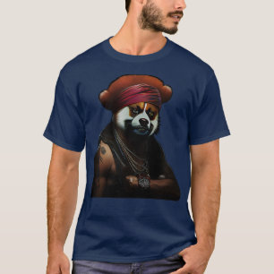 T-shirt Panda Rouge mafia