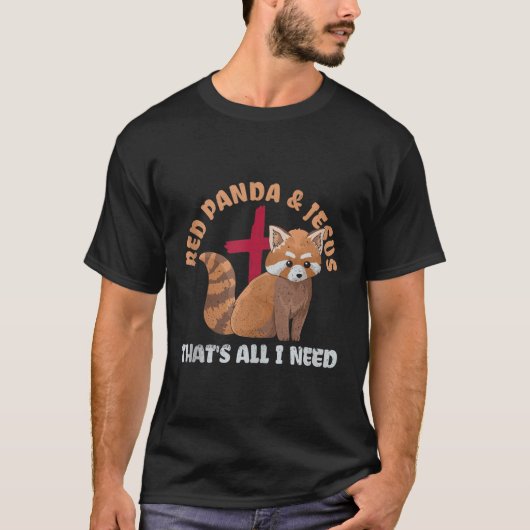 T-shirt Panda Rouge Pour Un Expert Panda Rouge (Devant)