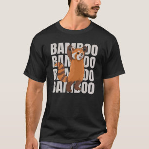 T-shirt Panda Rouge Pour Un Gardien Zoo Rouge Panda