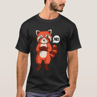 T-shirt Panda rouge têtu