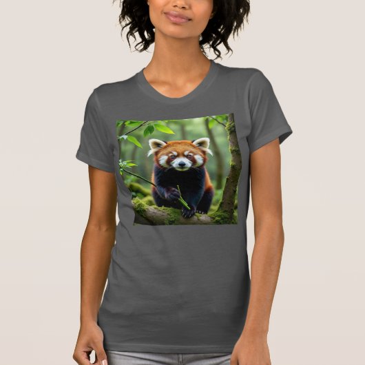 T-shirt Panda roux (Devant)
