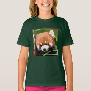 T-shirt Panda roux mignon