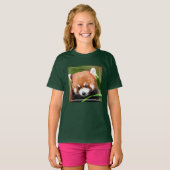 T-shirt Panda roux mignon (Devant entier)
