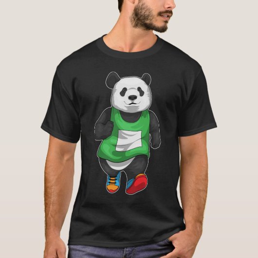 T-shirt Panda Runner Sports (Devant)