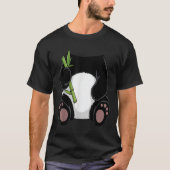 T-shirt Panda Shirt Adult Kids Men Women Panda Bear Costum (Devant)