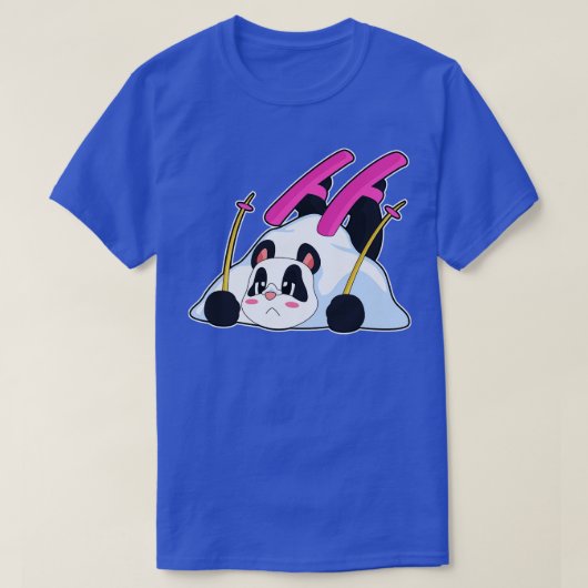 T-shirt Panda Skier (Design devant)