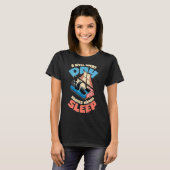 T-shirt Panda Sleep Manger Répéter Sleepyhead Fun (Devant entier)