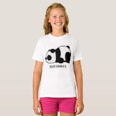 T-shirt Panda sloth (Devant entier)