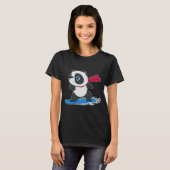 T-shirt Panda Snowboard (Devant entier)