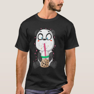 T-shirt Panda Soju Bambou Ours Coréen Boire Thé sucré