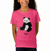 Panda souriant mignon sur mesure