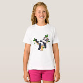 T-shirt Panda sur l'arbre (Devant entier)