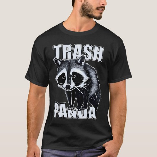T-shirt Panda Trash (Devant)
