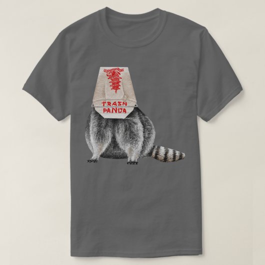 T-shirt Panda Trash (Design devant)