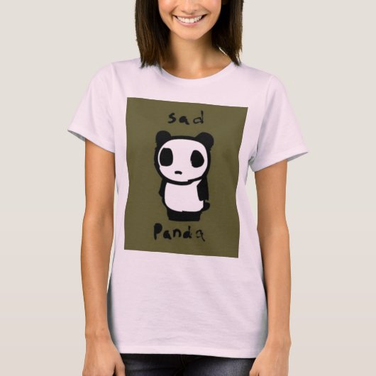 T-shirt Panda triste (Devant)